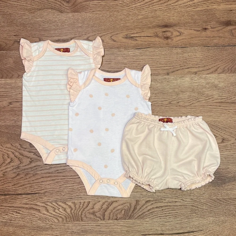 7 For All Mankind Shorty Set